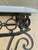 Vintage Scrolled Iron Wall Console After Royere For Sale - Image 9 of 17