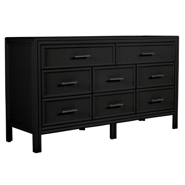 Bermuda Eight-Drawer Dresser - Black For Sale - Image 9 of 9