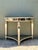 Vintage Mirror Trimmed Demilune Console For Sale In West Palm - Image 6 of 12