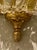 Rococo Vintage French Rococo Chandelier Style Crystal Brass Wall Sconce For Sale - Image 3 of 8