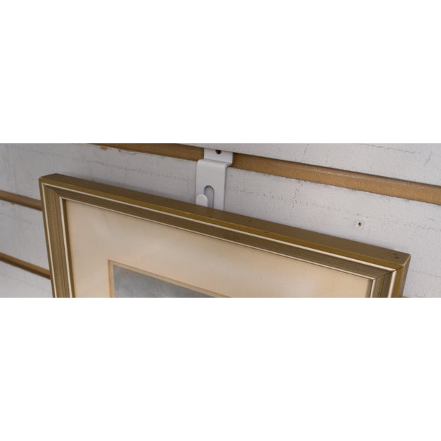 Vintage Pair of Italian Colored Engraving Etchings in Frames For Sale - Image 9 of 12