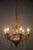 Gold 24-Carat Gold & Porcelain Chandelier, 1970s For Sale - Image 8 of 18