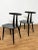 Mid-Century Modern Folke Palsson for Fdb Mobler Lacquered Danish "Pi" Dining Chairs - Set/4 For Sale - Image 3 of 13