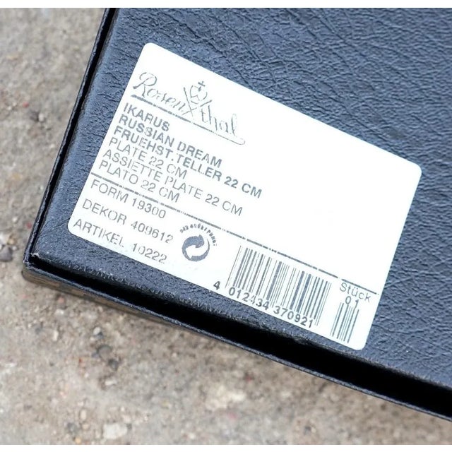 Blue Dream Series Ikarus Plate by Versace for Rosenthal, Germany, 1990s For Sale - Image 8 of 9