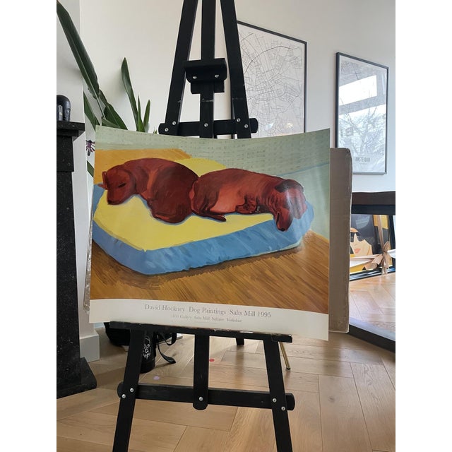 David Hockney, Dog Paintings 38 Salts Mill 1995. 1853 Gallery Salts Mill Saltaire Yorkshire, copyright David Hockney,...