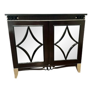 Original Christopher Guy 14th Century Java Finish With Black Granite Night Stand(s) - Set of 2 For Sale