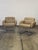 W30 D26 H32 SW22 SD18 SH21 AH26.5 Vintage chrome cantilevered lounge chairs in great condtion. The pair shows to be...