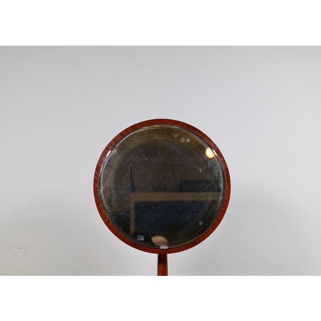 Art Deco Table Mirror in Walnut and Glass, 1940s For Sale - Image 15 of 18