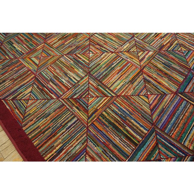 Mid-20th Century American Hooked Rug 7' 6'' x 9' 2'' - 228 x 279