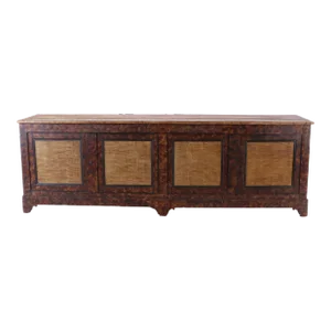 Faux Tortoise Painted Italian Sideboard C 1900.