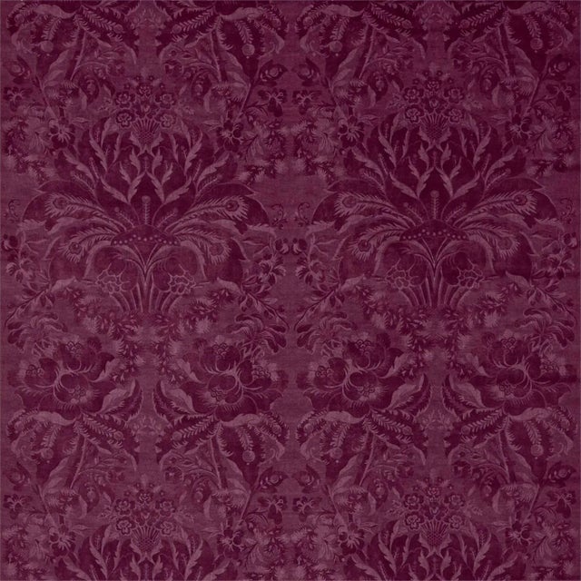 Zoffany Ducato Velvet Fabric in Rubient For Sale
