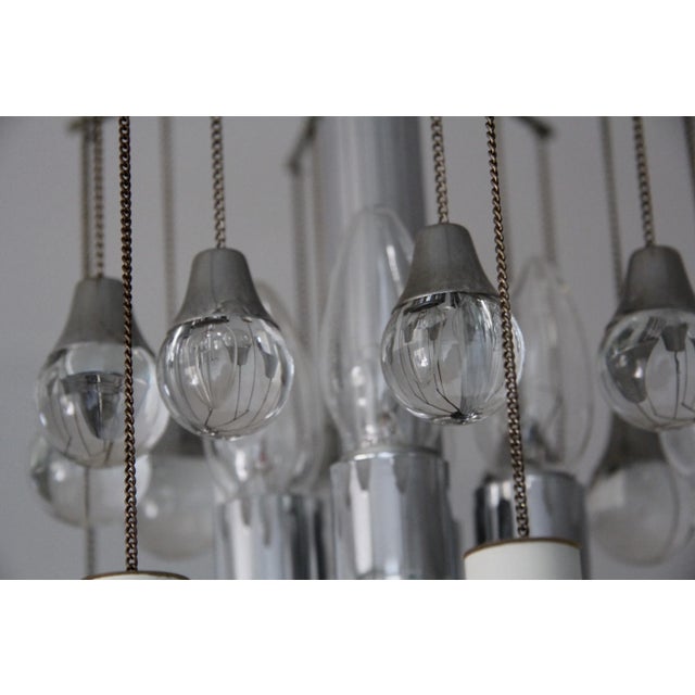 Small Italian Chandelier, 1970s For Sale - Image 13 of 14