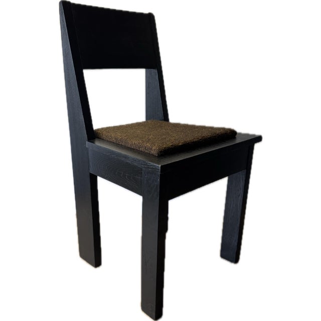 Art Deco Oak Dinning Chairs by J.A. Muntendam for L.O.V. Oosterbeek, Set of 2 For Sale - Image 4 of 9