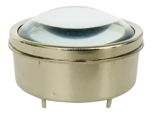 Global Views Modern Oversized Polished Nickel Loupe