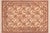 Ivory Shabby Chic Trellis 1990's Pak-Persian Ivory/Pink Wool Rug - 6'2'' X 9'3'' For Sale - Image 8 of 9