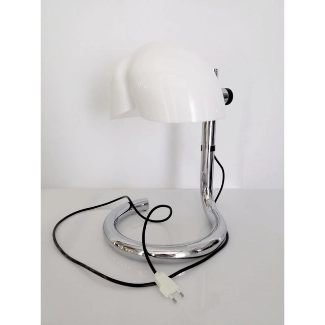 Metalarte Vintage Chrome Table Lamp from Metalarte, 1970s For Sale - Image 4 of 15
