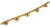 This authentic vintage charm bracelet is beautifully crafted in rich 19k multicolor gold and features five hand-hammered...