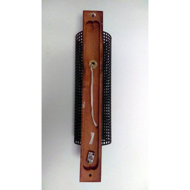 Vintage Wall Lamp by Franz Hagenauer for Hagenauer Werkstätte, Vienna, 1960s For Sale - Image 6 of 15