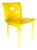 Yellow Plastic K 4860 Chair by A. Castelli Ferrieri for Kartell, 1978 For Sale