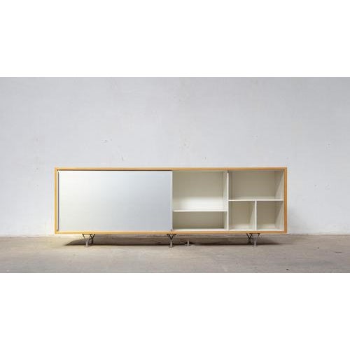 Bruno Mathsson MI 806 Aluminium Sideboard by Bruno Mathsson, 1960s For Sale - Image 4 of 11