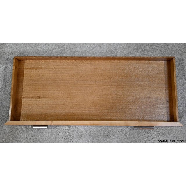 Art Deco Console or Small Desk in Sycamore, 1940s For Sale - Image 14 of 18