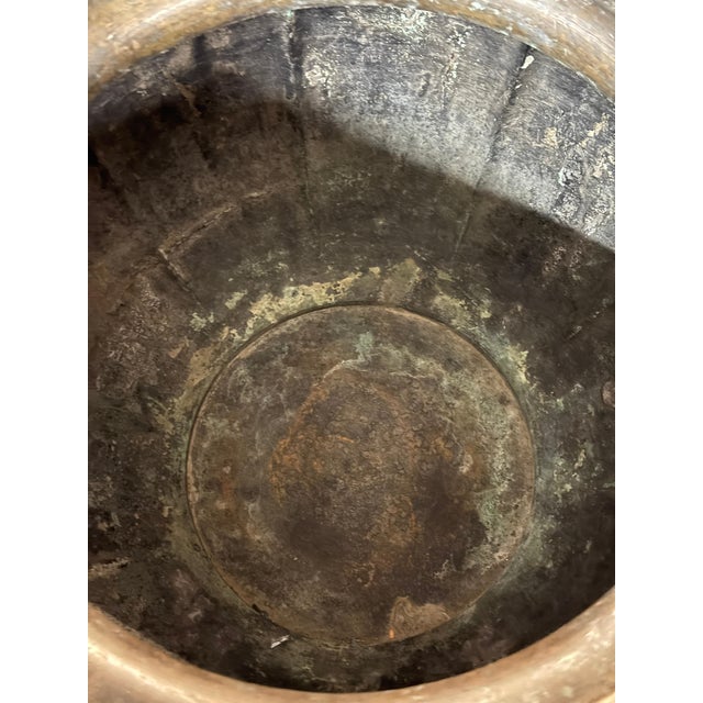 Early 20th Century Asian Bronze Temple Vessel For Sale - Image 16 of 17