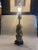 Vintage Carved Soapstone Asian Heme Table Lamp. Great design and with original finial as shown. See photos fro details....