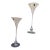 1970s Elegant Rosenthal Martini Glasses -Solitaire Pattern For Sale