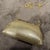 An Amazing 1940s Gold Tone Metal and Yellow Satin Italian Evening Bag For Sale - Image 12 of 14