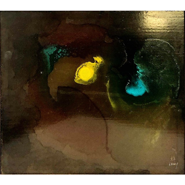 On offer is an abstract painting by the late mid-century modernist artist Lemmy (1940–1987), whose work is held in...