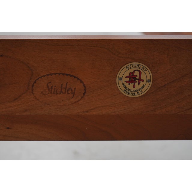 Stickley Queen Size Cherry Harvey Ellis Bed For Sale - Image 11 of 12