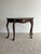 Wood Vintage Mahogany Demi-Lune Entryway Table For Sale - Image 7 of 15