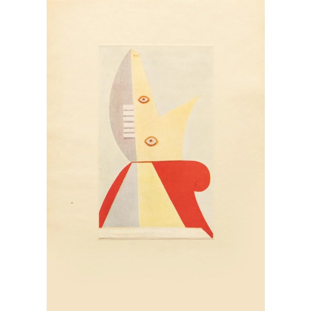 Red 1960s After Pablo Picasso, Period Cubist Full-Color Print For Sale - Image 8 of 9
