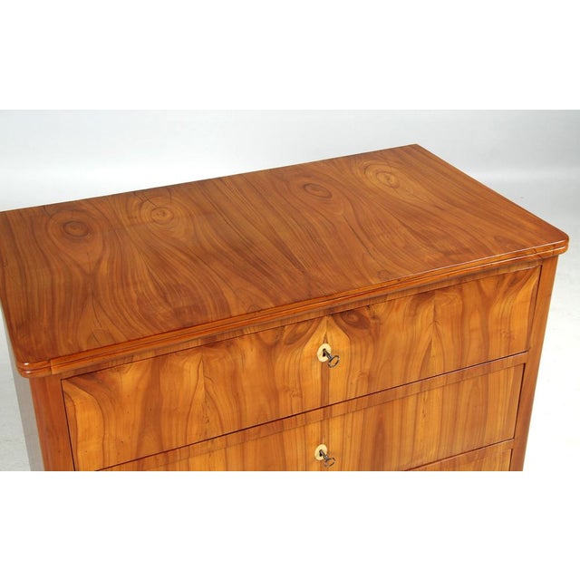 Antique Biedermeier Chest of Drawers, 1840 For Sale - Image 6 of 11