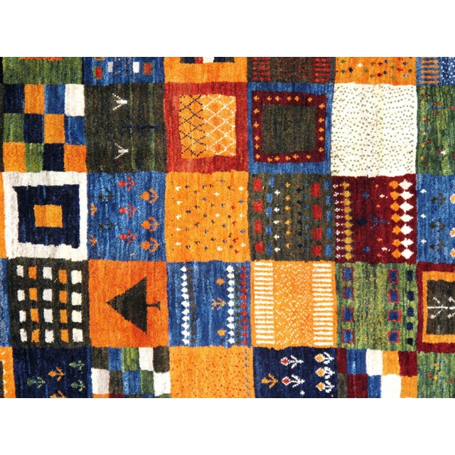 Pasargad N Y Genuine Persian Gabbeh Rug - 8′2″ × 10′5" For Sale - Image 4 of 6