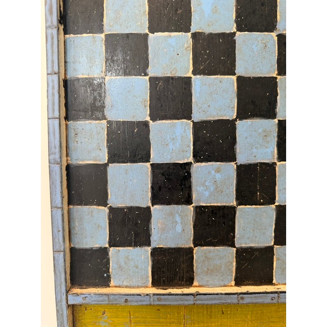 Shabby Chic American Folk Art Game Board For Sale - Image 3 of 7