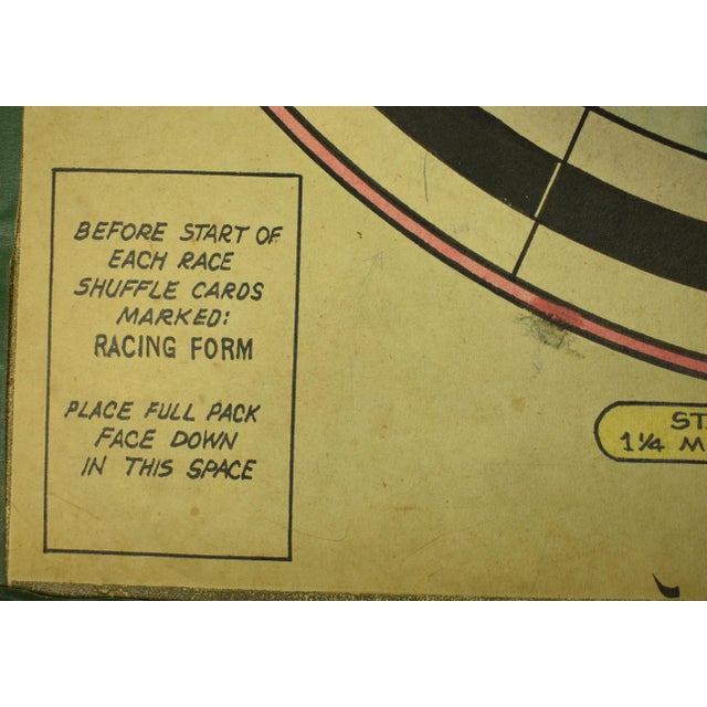 Hand-Painted C1930s 2pc Horse Race Track Board Game For Sale - Image 4 of 7