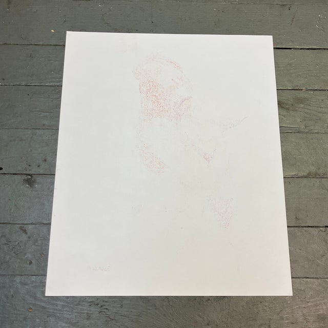 Contemporary Original Abstract Expressionist Female Nude Sepia Drawing For Sale - Image 4 of 4