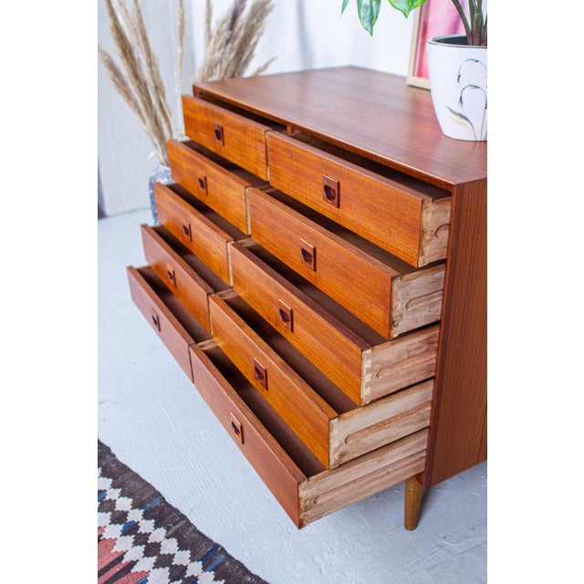 Vintage Danish Chest of Drawers in Teak by Erik Brouer, 1960s For Sale - Image 6 of 15