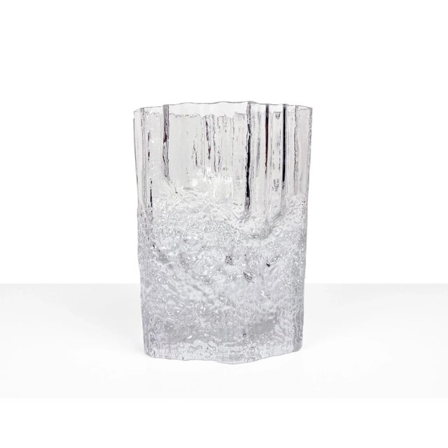 Vintage "Pinus" Glass Vase by Tapio Wirkalla for Iitalla For Sale - Image 13 of 13