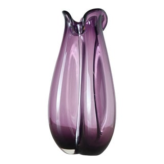 Treflojet Glass Vase by Per Lütken for Holmegaard For Sale