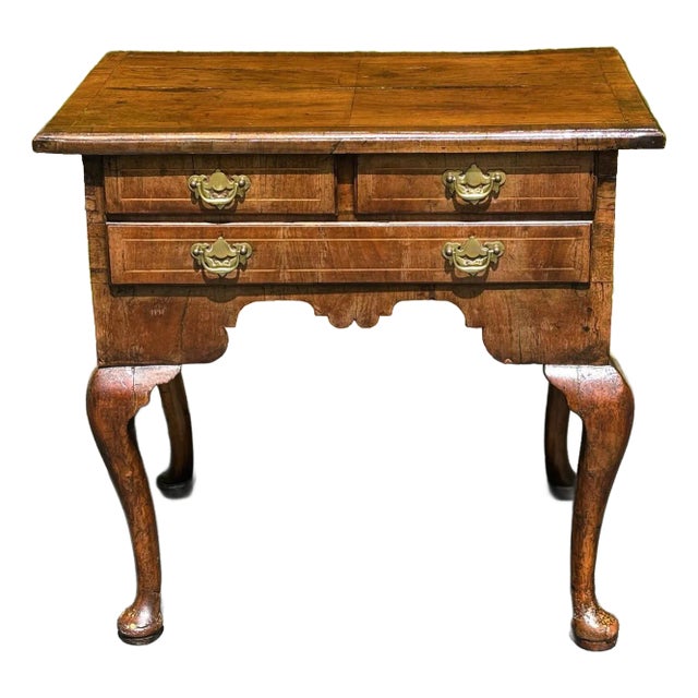 18th Century Queen Anne Lowboy Table -- Connection to Author John Le Carré For Sale