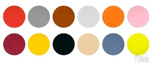 What I Saw at MoMA One Day: Long Print Print 30" X 13" by Liz Roache