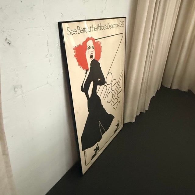 Richard Amsel Large Bette Midler Concert Poster by Richard Amsel, 1973 For Sale - Image 4 of 11
