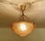 Art Deco French Pink Glass Pendant Light, 1930s For Sale - Image 4 of 18