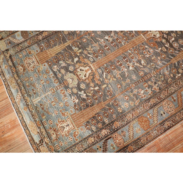 Textile Antique Gray Brown Malayer Rug - 4'5" x 6'8" For Sale - Image 7 of 8