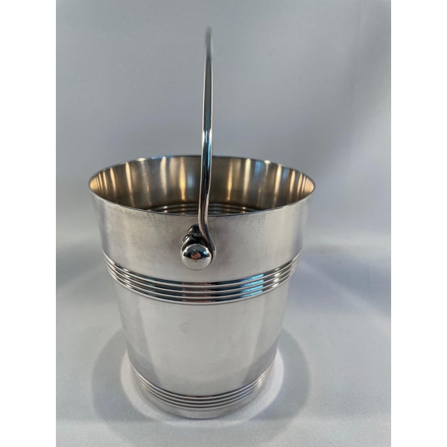 Christofle 1960s Small French Christofle "Gallia" Silverplated Champagne Ice Bucket For Sale - Image 4 of 12