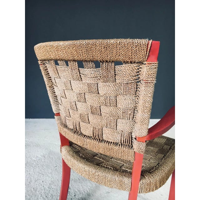 Vintage Mediterranean Rope Armchair, France, 1930s For Sale - Image 18 of 18
