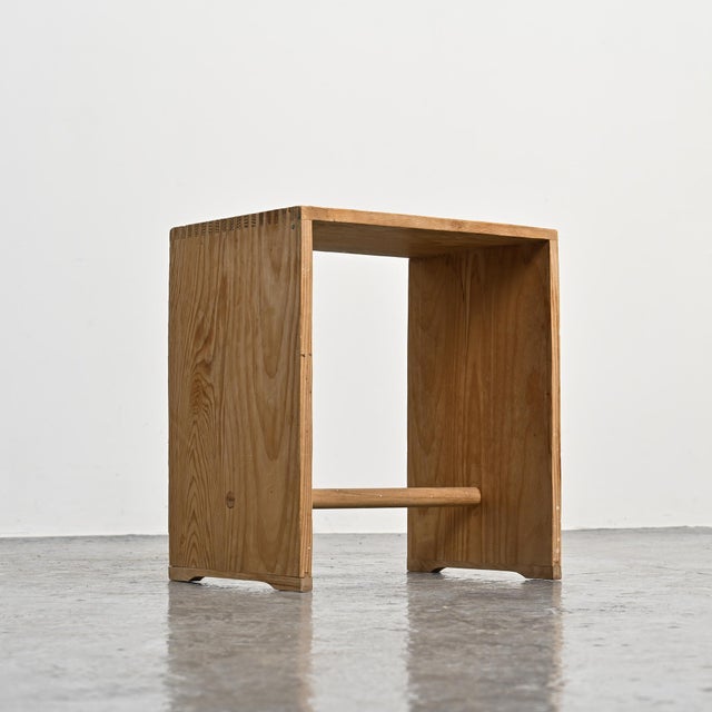 Wood Ulm Stool from Max Bill, 1992 For Sale - Image 7 of 13