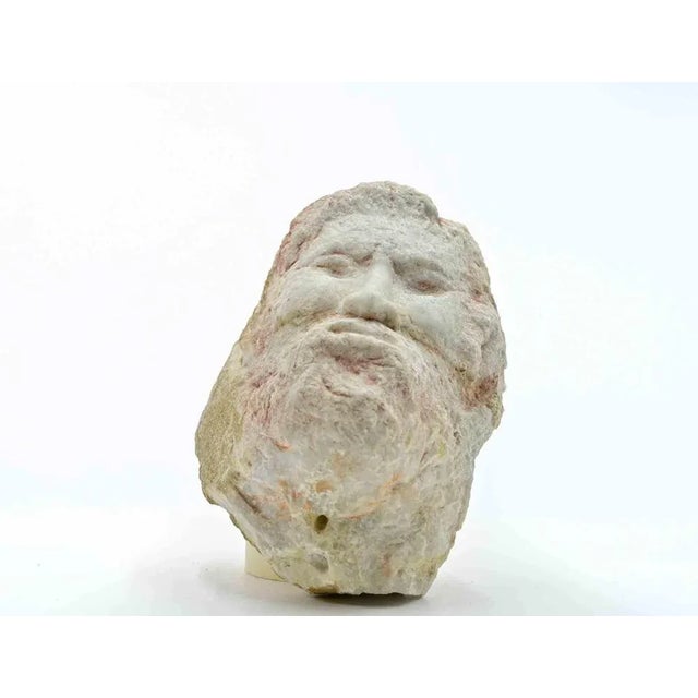 1960s Sirio Pellegrini, Head Sculpture, 1960s, Stone For Sale - Image 5 of 5